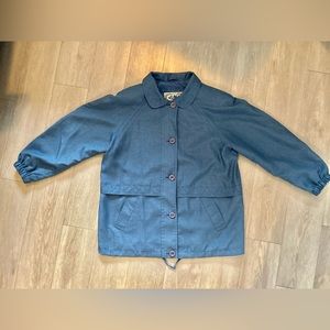 Blue button up shirt size large